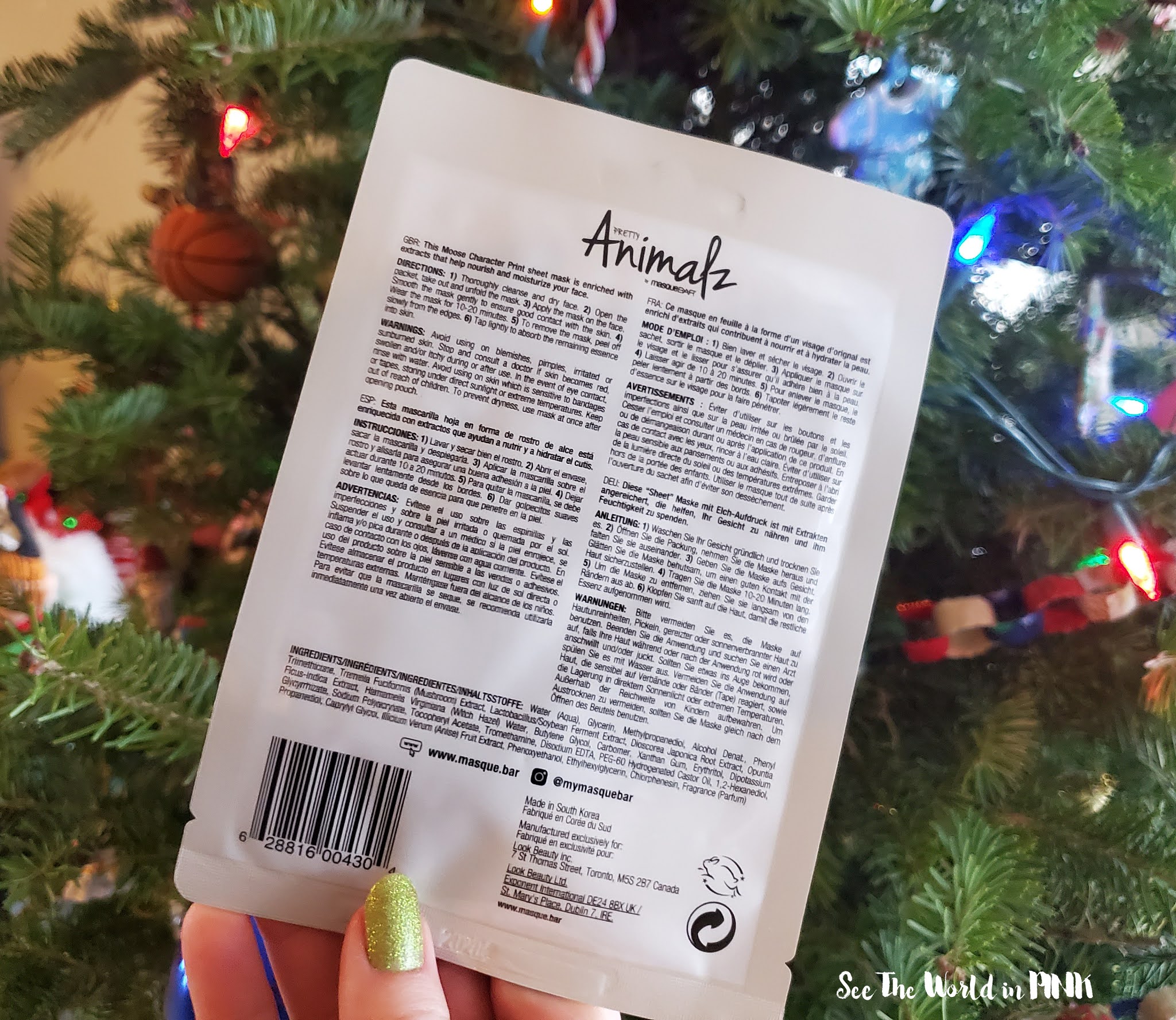 Skincare Sunday - Masque Bar Christmas Sheet Masks