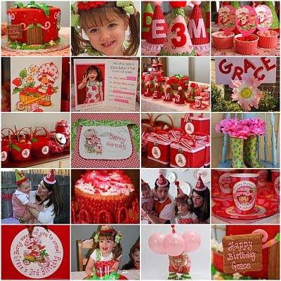 Strawberry Shortcake Birthday Party Supplies on Parties Debut With Vintage Strawberry Shortcake Inspired Birthday