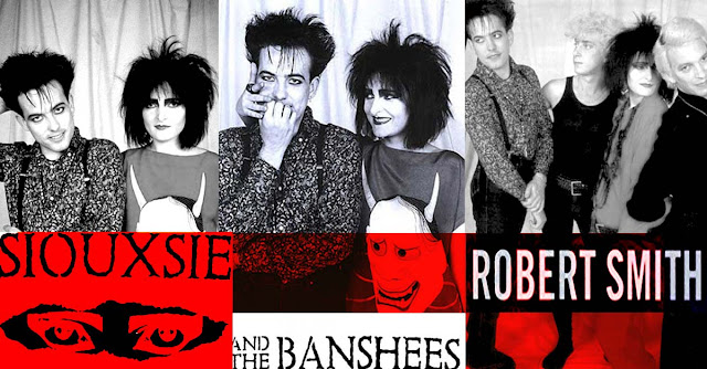 Siouxsie et Robert Smith