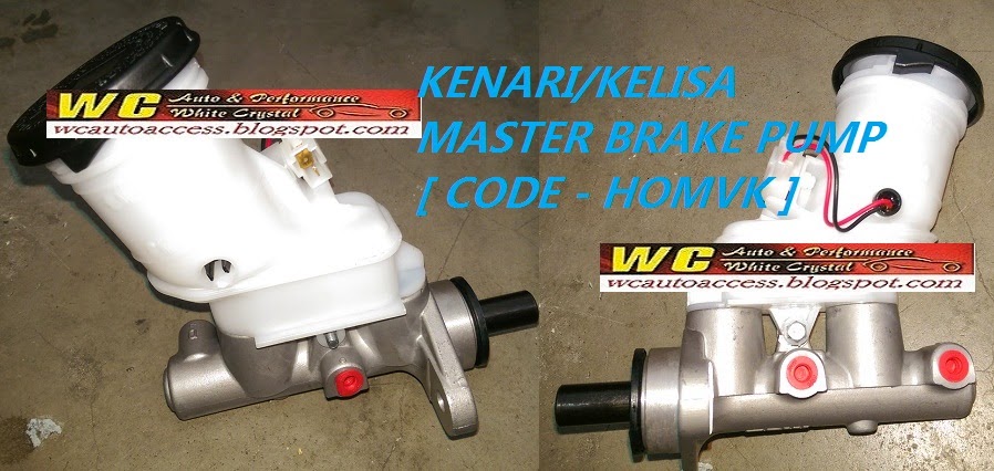 *WC AUTO ACCESS*: KENARI / KELISA IMPORT MASTER BRAKE PUMP