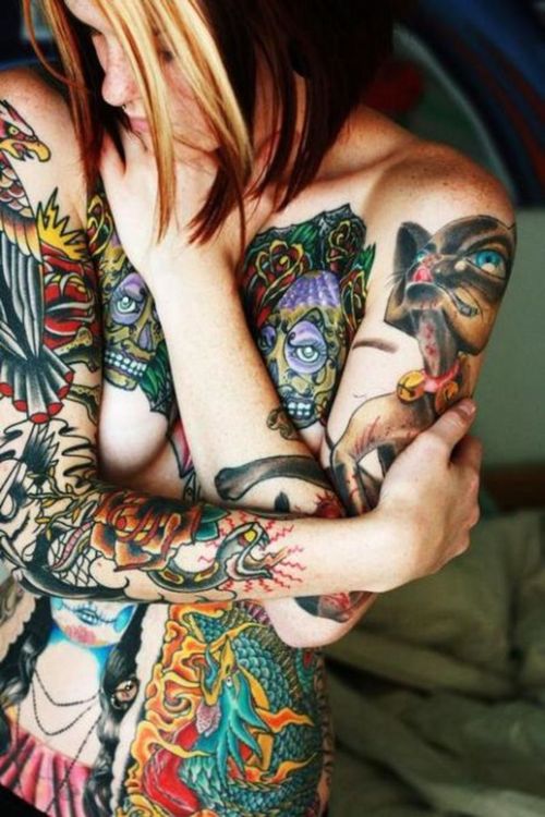 Full body tattoo