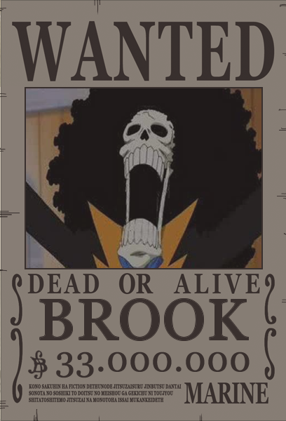 Brooks wanted poster is over