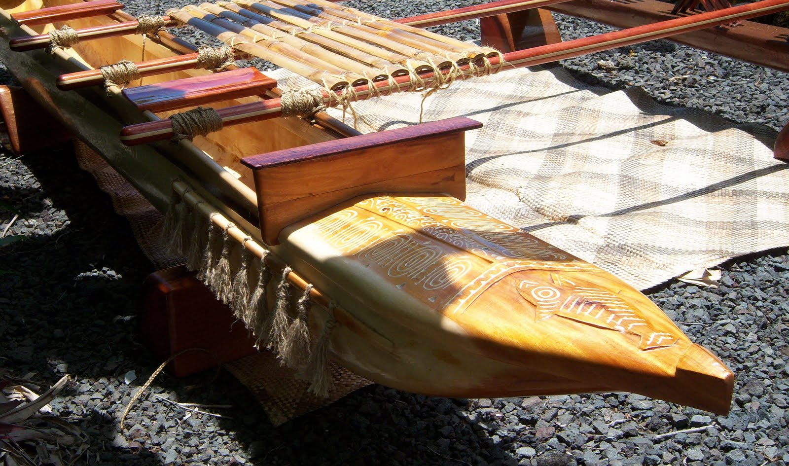 traditional outrigger, dugout canoe for sale