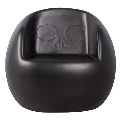 Gigantic Skull-Shaped Chair or Lost Souls Gothic Skull Sculptural Chair by Design Toscano