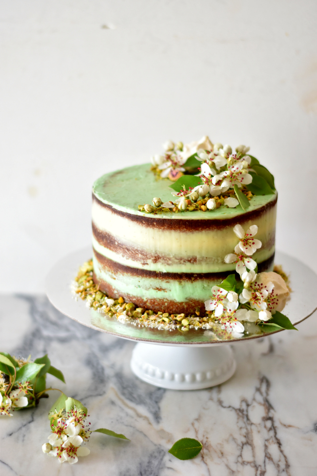 Sweet Gula Bolo De Pistacio E Lima Com Buttercream De