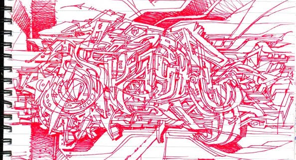 Graffiti sketches Blackbook