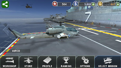 Gunship Battle Helicopter 3D Mod Apk-screenshot-2