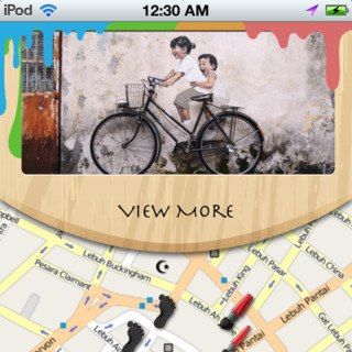 Penang Offline Mural Map App for iPad and iPhone