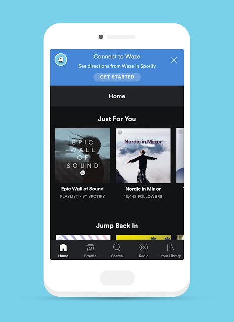 Spotify is now available on Waze