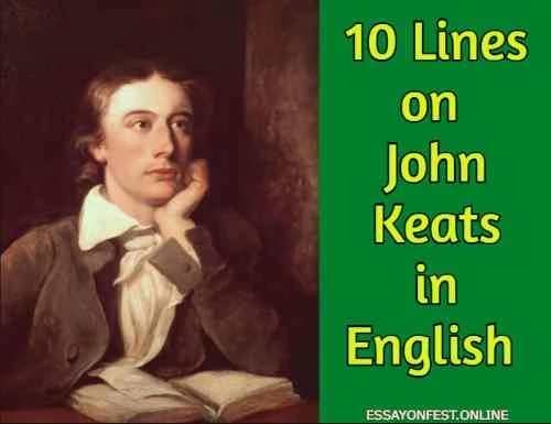 10 Lines on John Keats in English