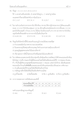 ข้อสอบเข้าโรงเรียนเตรียมอุดมฯ ปี 2536 [พร้อมเฉลย]