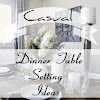Setting A Table For A Dinner Party / Table setting for a January Dinner Party - ribbon, roses ... / It's subtle, which is what i like most about it.