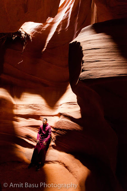 Antelope Canyon near Page, Arizona is amazingly beautiful