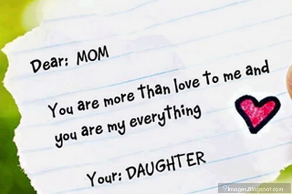 I Love You Mom Quotes From Daughter. QuotesGram