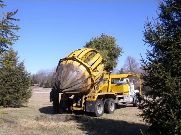 Tree Spade and Transporter 16