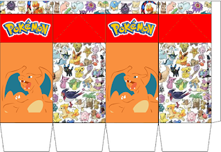 Pokémon, Free Printable Milk Box.