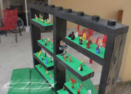 Simply Easy DIY: LEGO Mini Figure Display Shelf