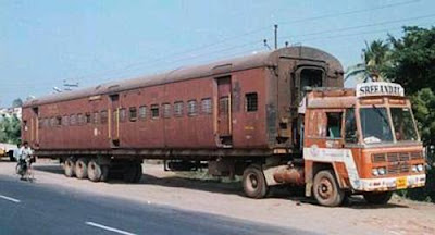 Train in Lorry Body