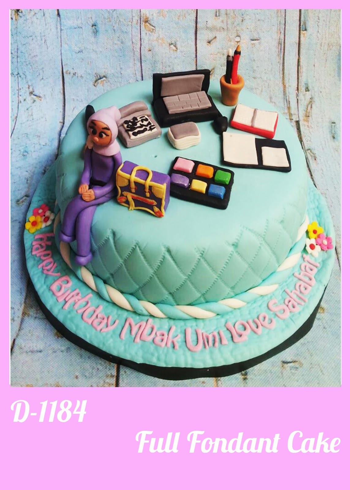 DaniQa Cake And Snack Kue Ulang Tahun Full Fondant