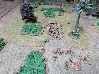 Japanese infantry move forward in the jungles