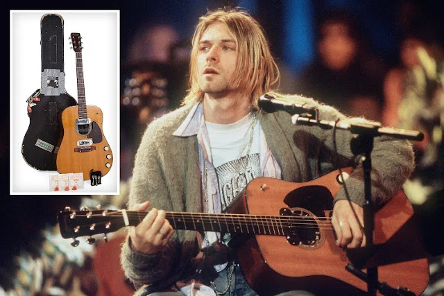 Guitar which belonged to Kurt Cobain sells for £4.8million  