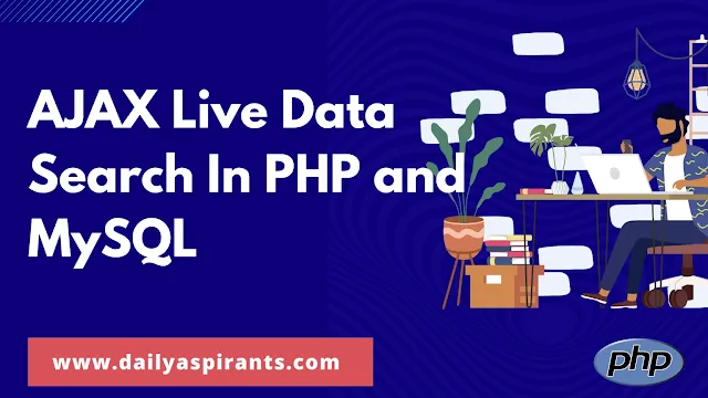 AJAX Live Data Search In PHP and MySQL
