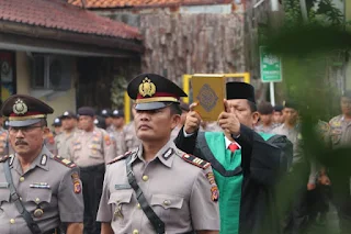 Kapolres Cirebon Kota Pimpin Sertijab Kasat BInmas