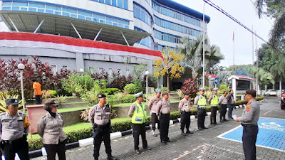 Polisi Amankan Rapat Paripurna DPRD Kota Medan