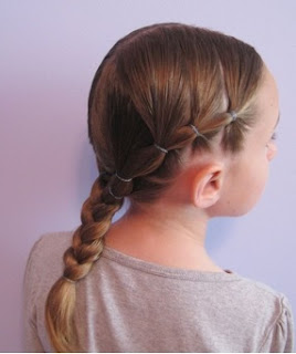 peinados con hules para niñas muy fáciles de hacer
