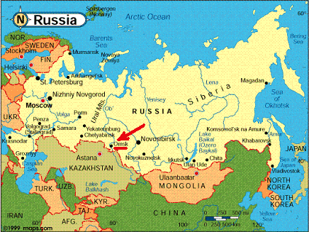 World Map Siberia