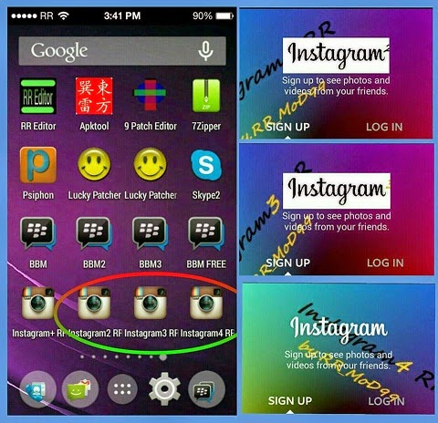 Download Multy Instagram dan Cara memasang 2 sampai empat (4) INSTAGRAM Sekaligus dalam satu HP android