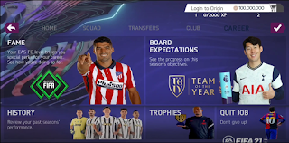 Download FIFA 21  for Android UCL Mod (Apk+Obb+Data) Latest Update ☯ Manager Mode Problem Fixed ☯ April 1st MOD 2021