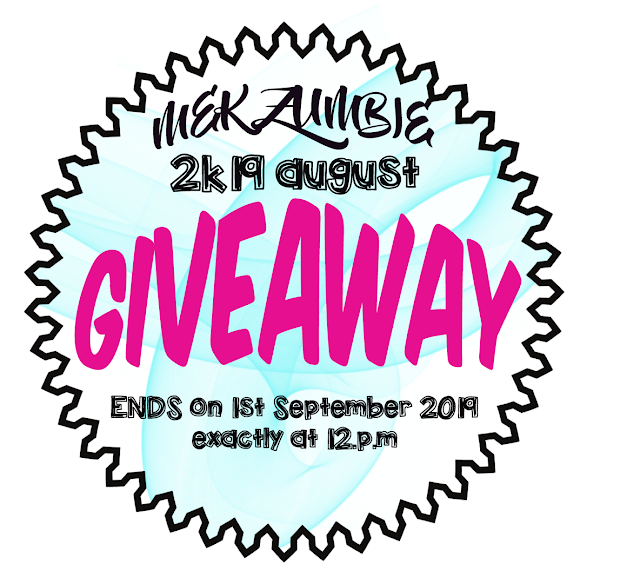 mekzumbie 2k19 august giveaway