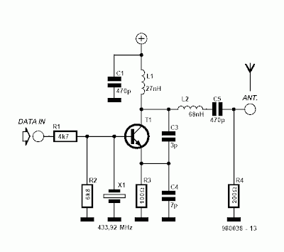 Receiver and Transmitter Low Cost Data Circuit Diagram 2 