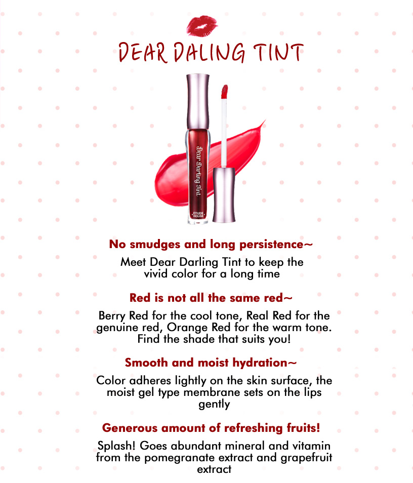 Etude Dear Darling Tint - Vampire Red