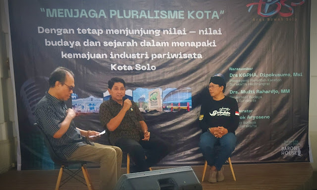 Diskusi "Menjaga Pluralisme Kota", Gusti Dipo: Keraton Tidak Didirikan untuk Jadi Tempat Wisata