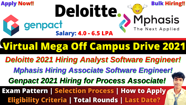 Genpact Off Campus Drive 2021