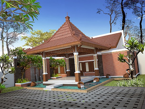 45 Desain  Rumah  Joglo Khas Jawa  Tengah Desainrumahnya com