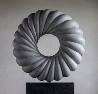 Still Crenham: CARRARA MARBLE, 2015: W 61cm, H 79 cm, D 20 cm; SOLD