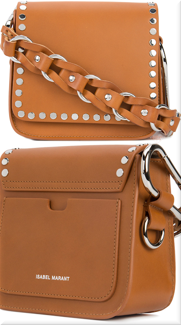 ♦Isabel Marant brown Minza shoulder bag #isabelmarant #bags #brown #pantone #brilliantluxury