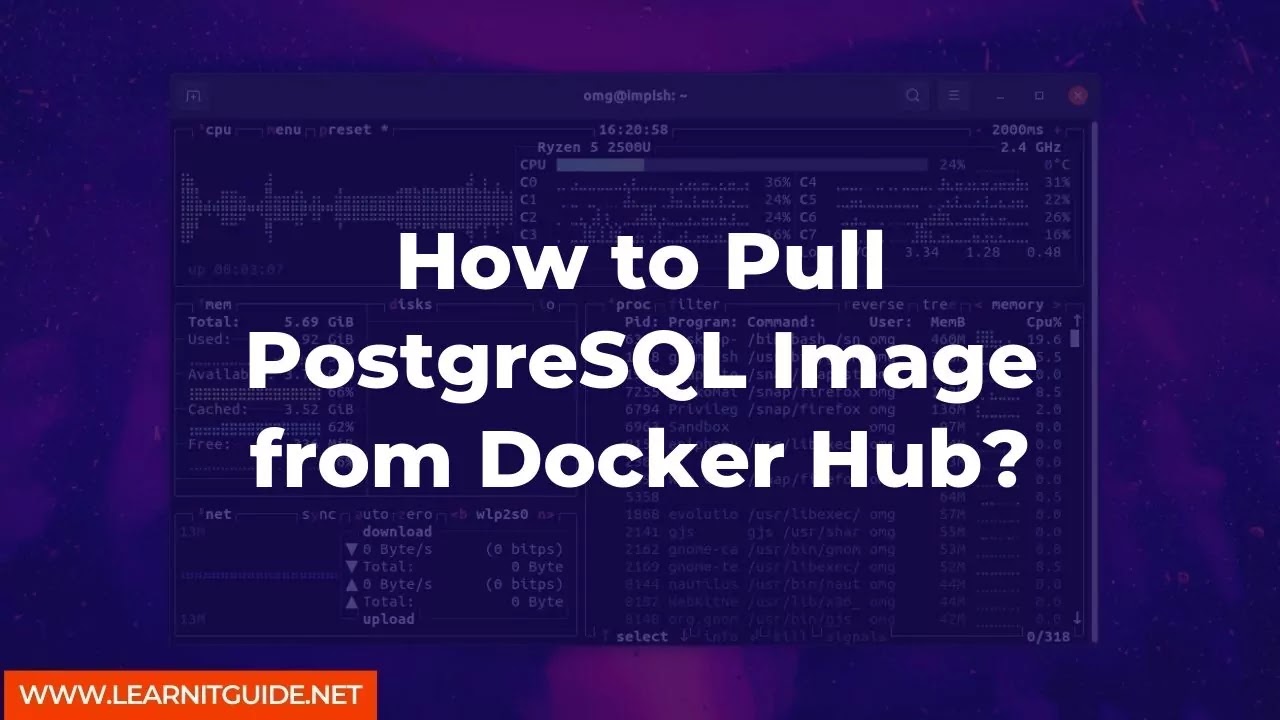 How to Pull PostgreSQL Image from Docker Hub
