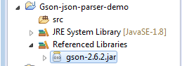 Gson library java object to json tutorial screenshot 4