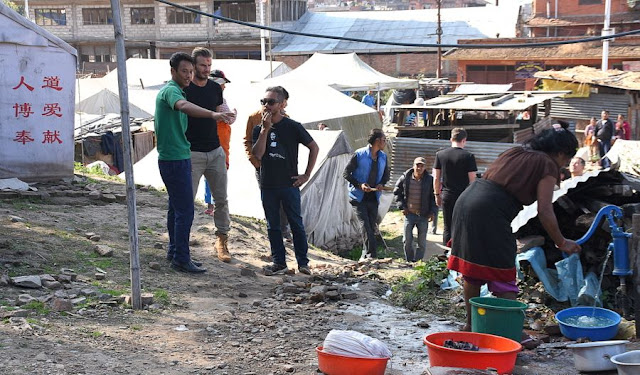 beckham visits earthquake victim in Nepal