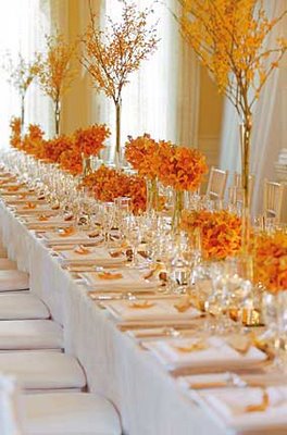 Decorated Wedding Tables