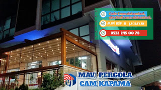 Cafe Cam sistemleri, giyotinli cam sistemleri, Cam ile kapama. MAVİ CAM 0532 245 00 78  Cam ile Kapatma, Cam Kapatma Uygulayıcısı, Mavi Cam, 0532 245 00 78  Kış bahçesi, Kısaca; Cam vb. örtü ile çevrelenmiş içinde oturulabilir bahçe. Çevresi camlarla çevrili küçük cam evler görünümündeki kış bahçeleri, evlerde dört mevsim sıcak ve aydınlık bir bahçe keyfi yaşatır.