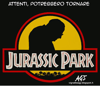 jurassic park, andreotti, satira