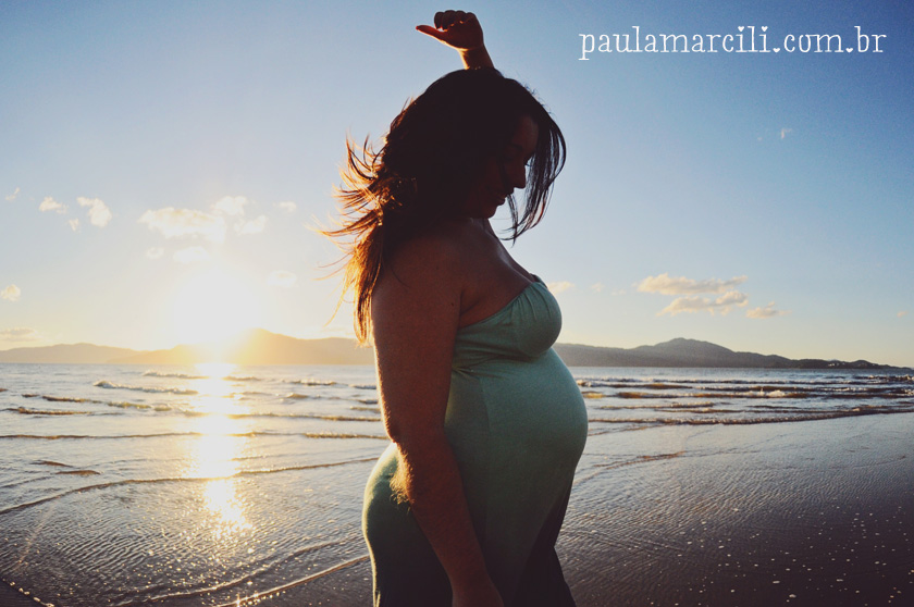 book gestante na praia