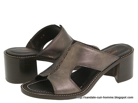 Sandale cuir homme:homme-676331