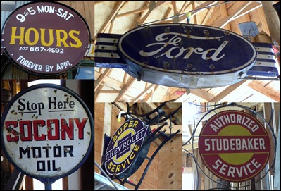 auto sign collage