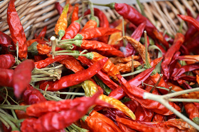 Peppers at the Green Market in Piedmont Park